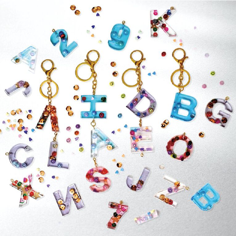 Uniti Alphabet Resin Key Chain, , hi-res