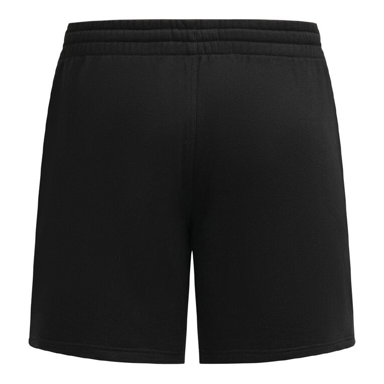 H&H Men's Plain Knit Shorts, Black, hi-res
