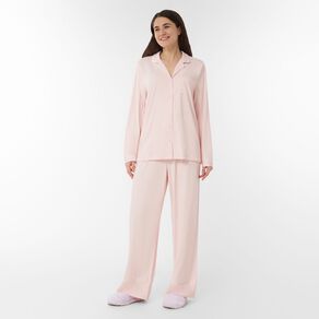 H&H Women's Comfy Button Up Pyjama Set