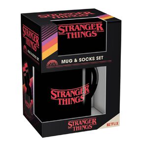 Impact Merch Stranger Things Logo Mug And Sock Set