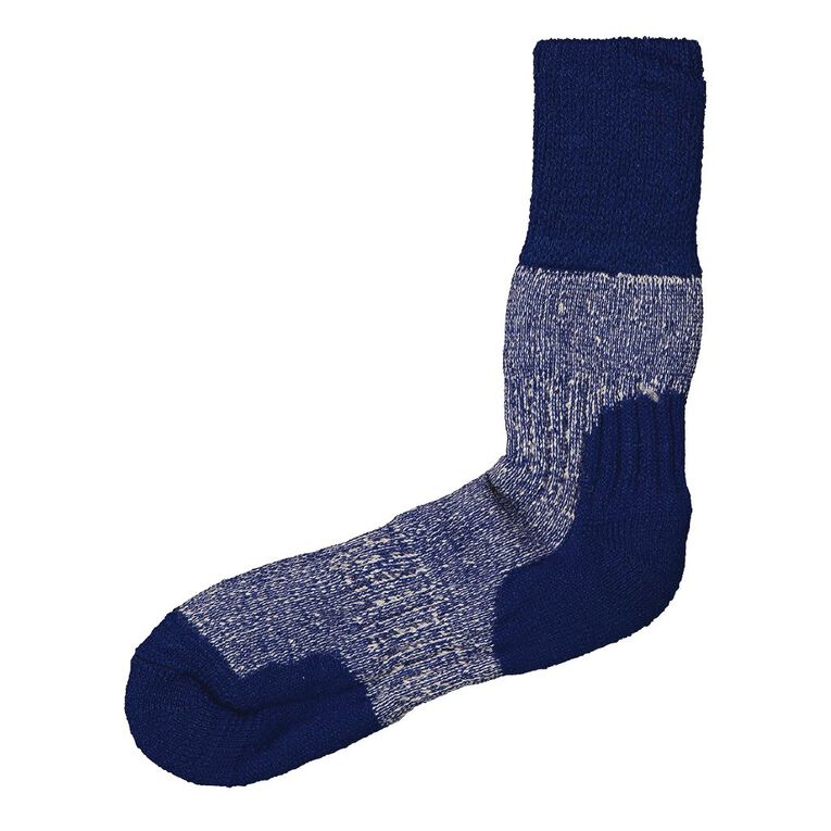 Alpsocks Women's Merino Boot Socks 1 Pack, Blue, hi-res