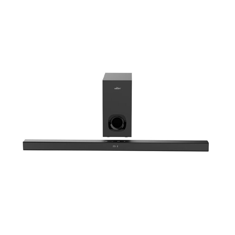 Veon 2.1 120W Soundbar With Wireless Subwoofer VNBS802LW Black, , hi-res