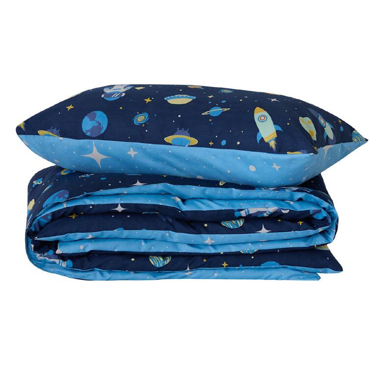 Living & Co Comforter Set Reversible Astro King Single, , hi-res