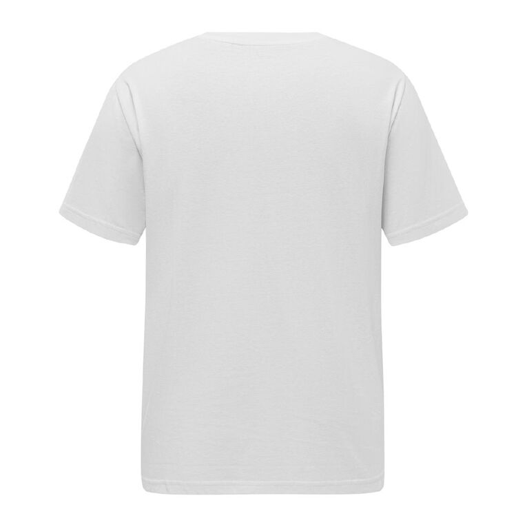 H&H Men's Regular Fit Crew Neck Tee, White, hi-res