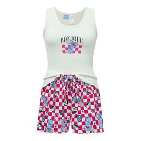 Disney Ratatouille Singlet and Short Pyjama Set with Eyemask