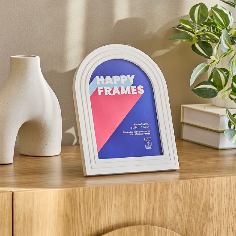 Happy Frames Layered Arch 13 x18 White, , hi-res