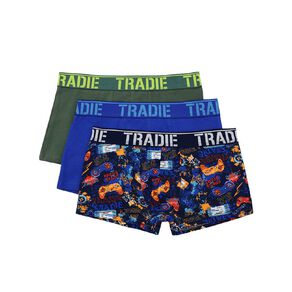 Tradie Kids' Fitted Trunks 3 Pack