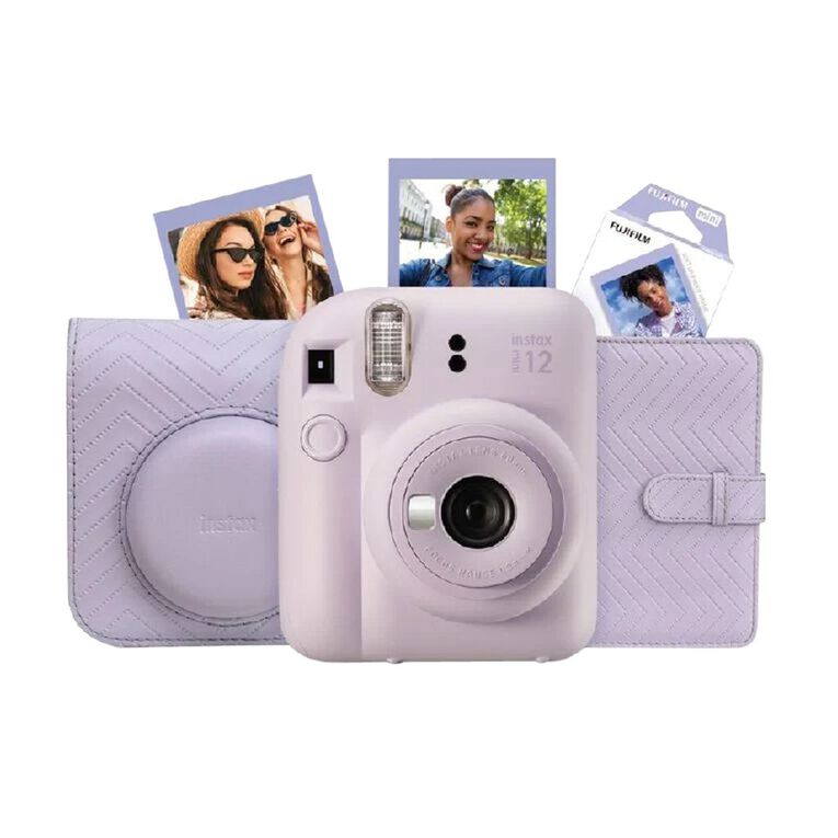Fujifilm Instax Mini 12 Limited Edition Gift Pack Purple 2025, , hi-res