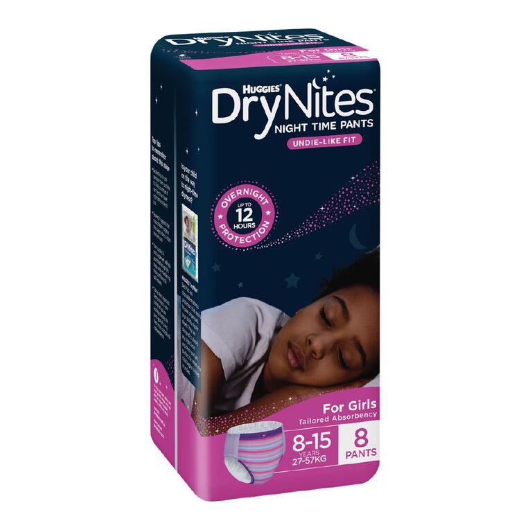Huggies Drynites Pants Convenience Girls' 8-15 Year 27-57kg, , hi-res