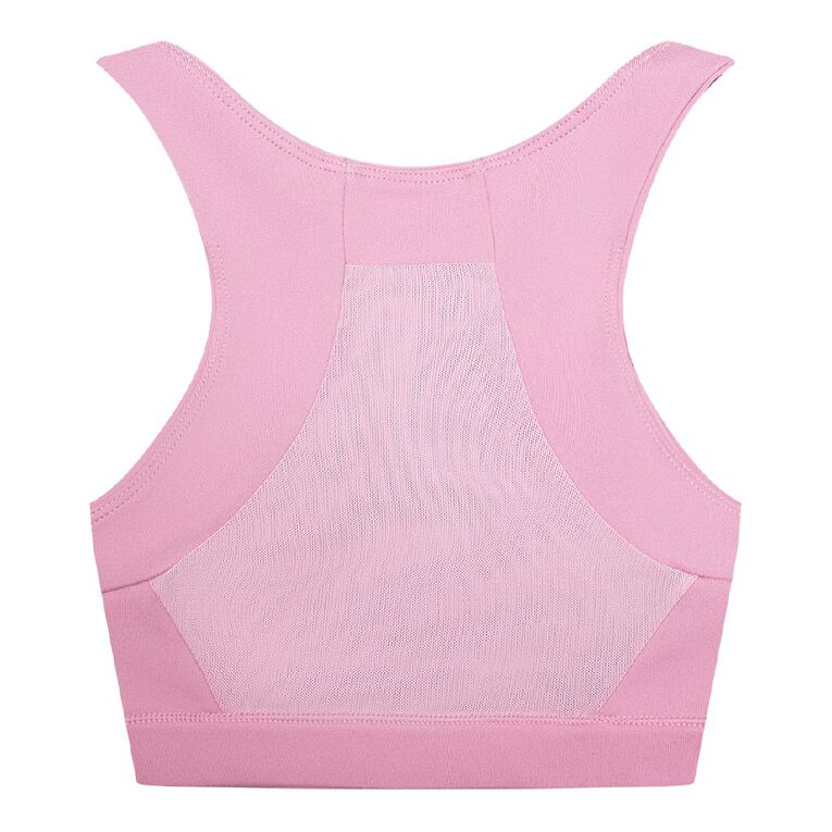 Active Intent Women's High Support Crop Top, Pink Mid, hi-res