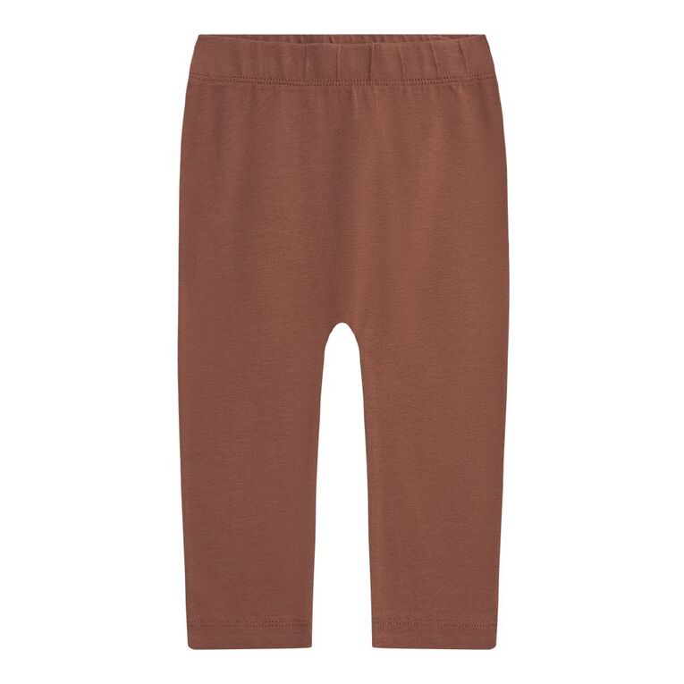 Young Original Babies' Print Leggings 3 Pack, Brown Light TEDDY, hi-res