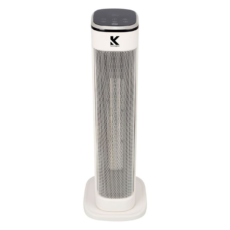 Kensington Digital Ceramic Tower Heater 60cm White, , hi-res