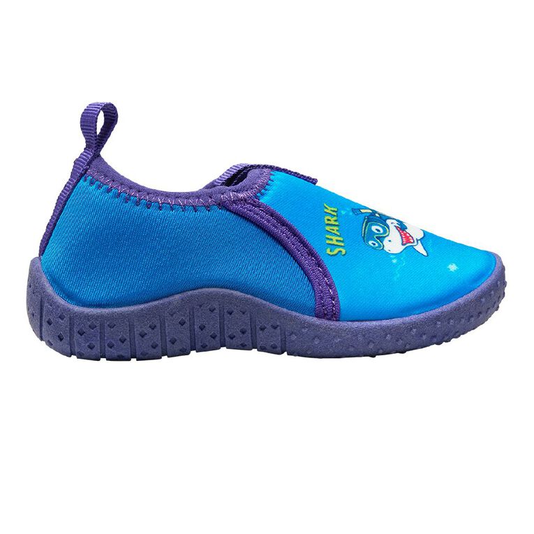 Active Intent Junior Kids' Aqua Socks, Blue, hi-res