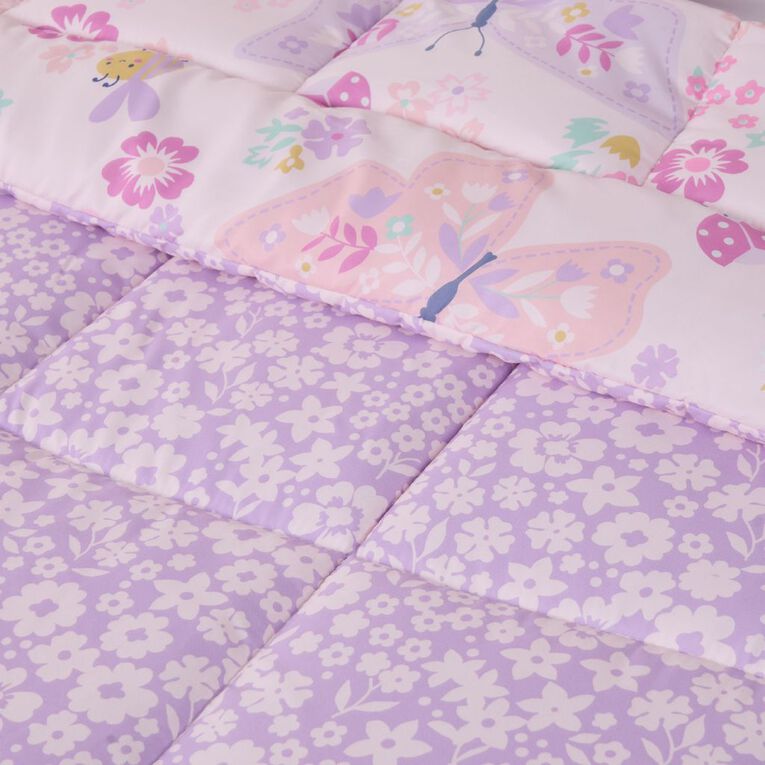 Living & Co Comforter Wildflower Multi-Coloured King Single, , hi-res