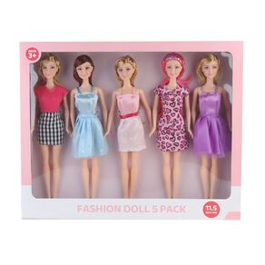 Fashion Doll 5 Pack