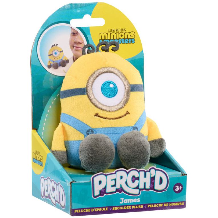 Minions & Monsters Perch'd Shoulder Plush Assorted, , hi-res