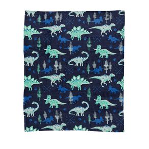Living & Co Kids Throw Roar and Explore Multi-Coloured