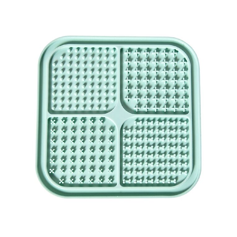 Petzone Pet Lick Mat Turquoise One Size, , hi-res