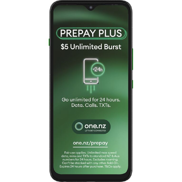 One NZ Smart V25 Locked 4G with One NZ SIM Black, , hi-res