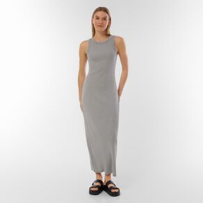 H&H Women's Heavy Wash Rib Maxi Dress