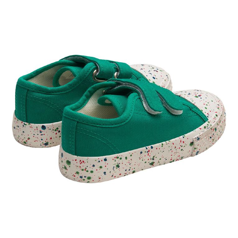 Young Original Junior Kids' Angeles Sneakers, Green, hi-res