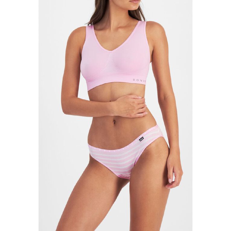 B FOR BONDS Women's Comfy Crop, Pink, hi-res