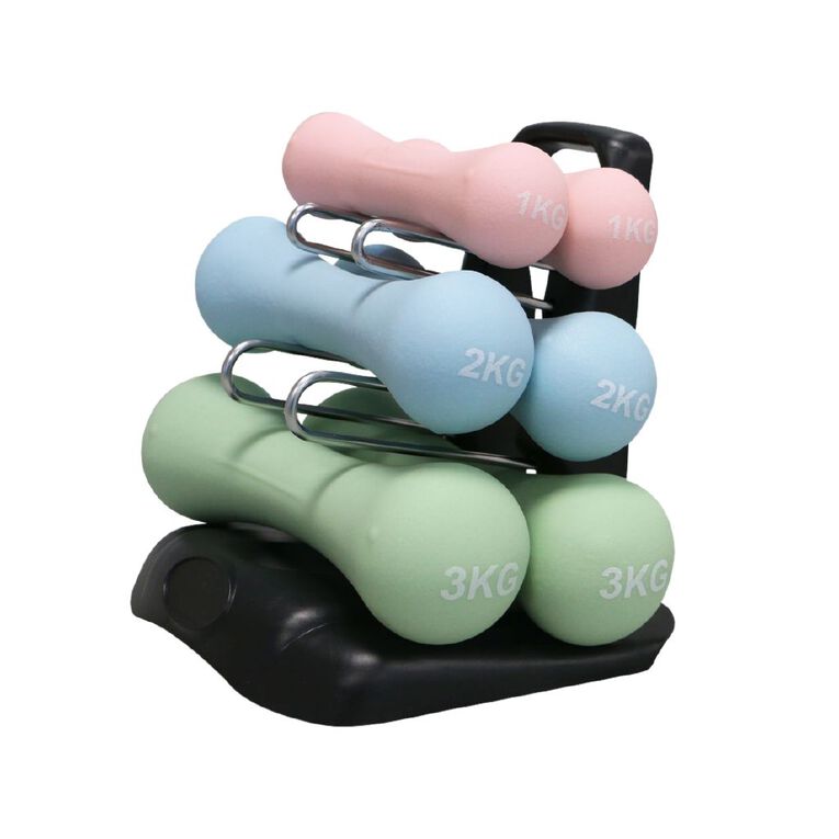 Active Intent Fitness Neoprene Dumbbell Set, , hi-res