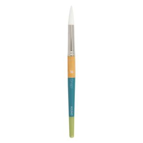 Princeton Snap Brush Short Handle Taklon Round 16 White