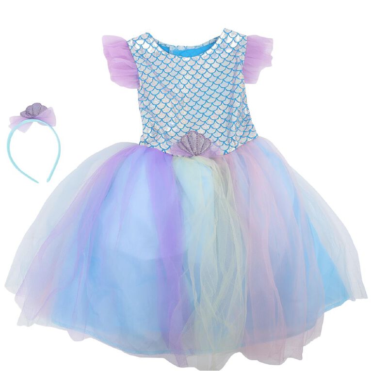 Play Studio Rainbow Mermaid Princess Costume, , hi-res