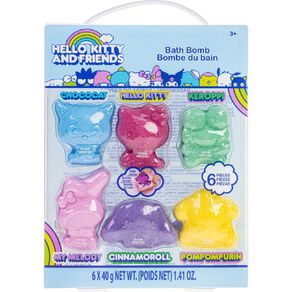 Hello Kitty Bubblin' Bath Fizzers 6 Pack 6 Pack
