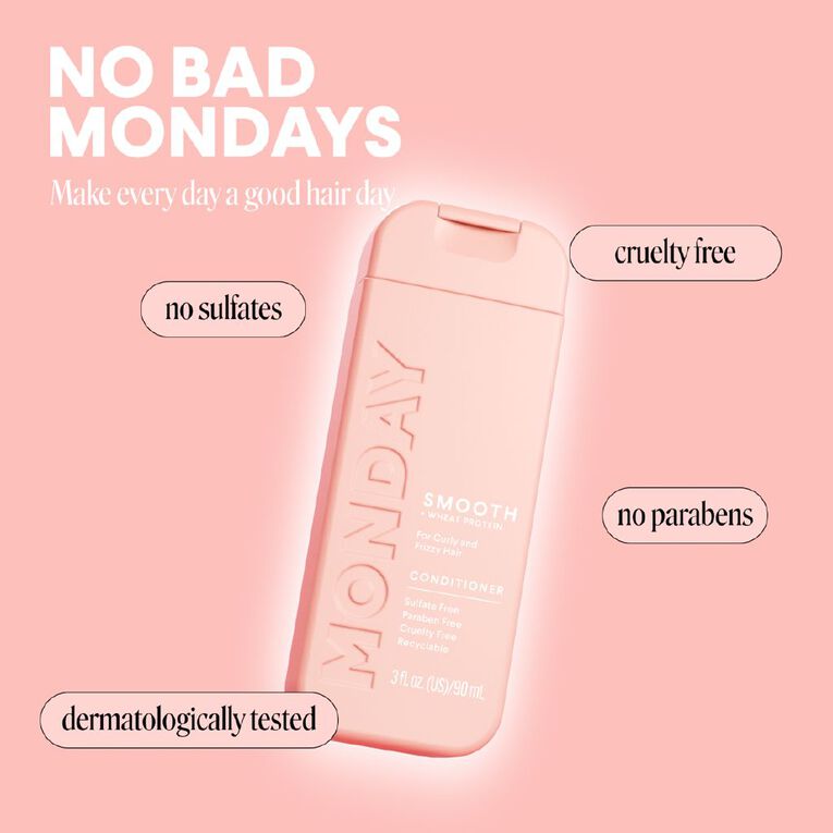 Monday Haircare Conditioner Smooth 90ml, , hi-res