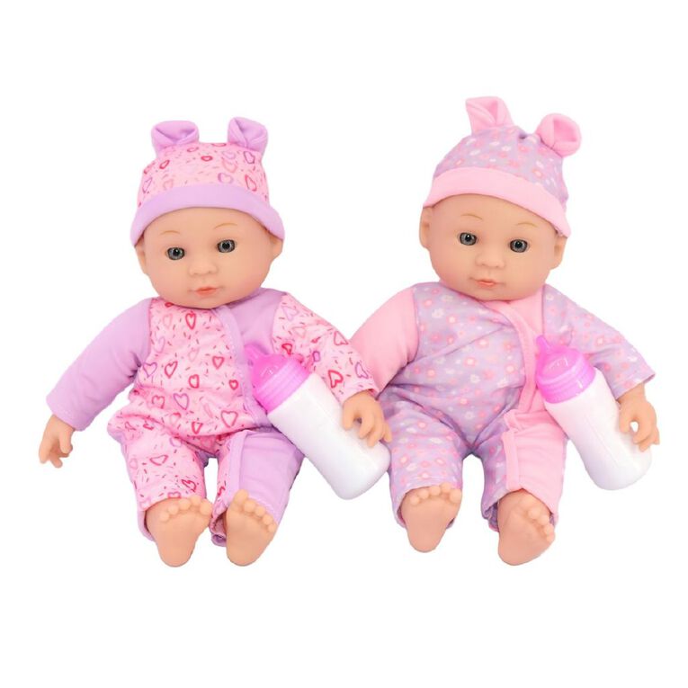 Baby Doll Twins 30cm Soft Body, , hi-res