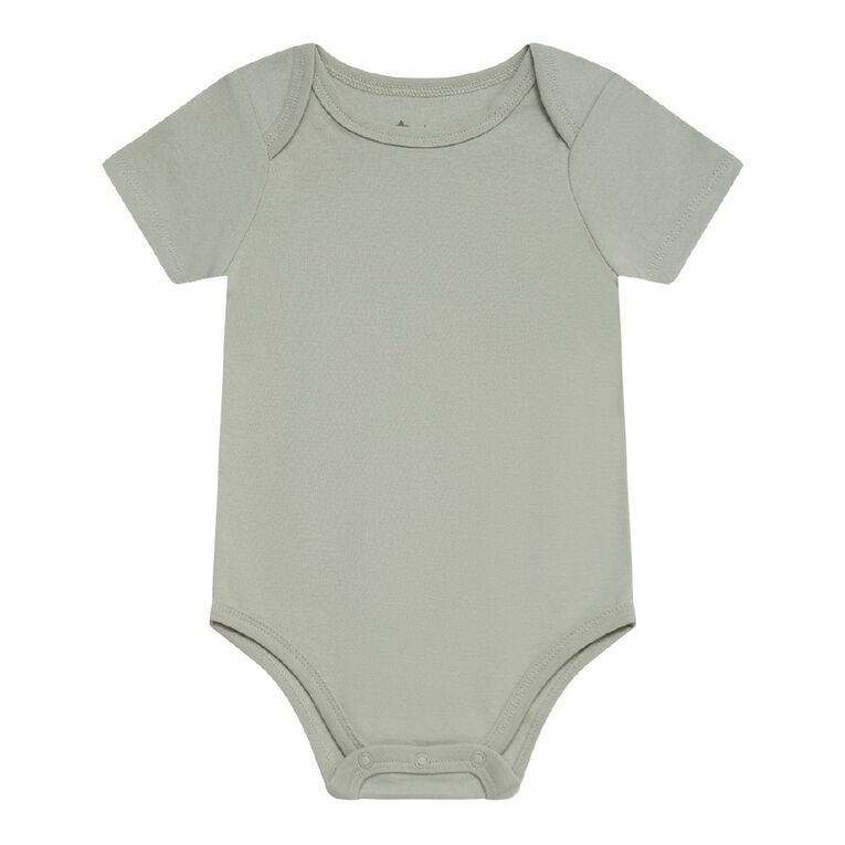 Young Original Babies' Short Sleeve Printed Bodysuit 3 Pack, Purple Light, hi-res