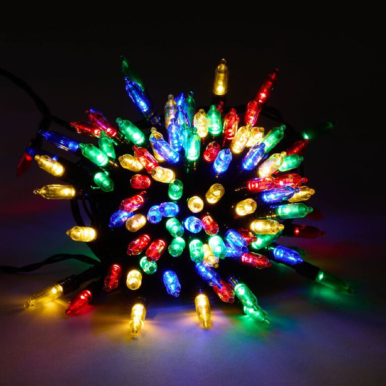 Solar Fairy Lights Green Wire Multicolor 1200 LED 59.9M, , hi-res