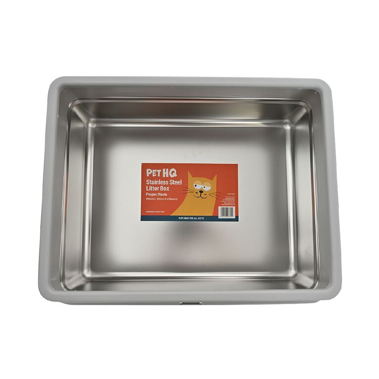 Pet HQ Stainless Steel Litter Box, , hi-res