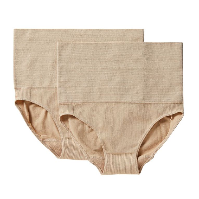H&H Women's Seamless Briefs 2 Pack, Natural W24 Nude H&H Women's Seamless Briefs 2 Pack, Natural W24 Nude, hi-res