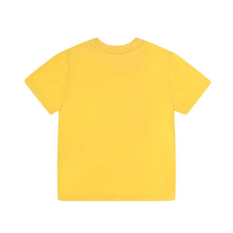 Young Original Short Sleeve Regular Fit Printed Tee, Yellow Mid, hi-res