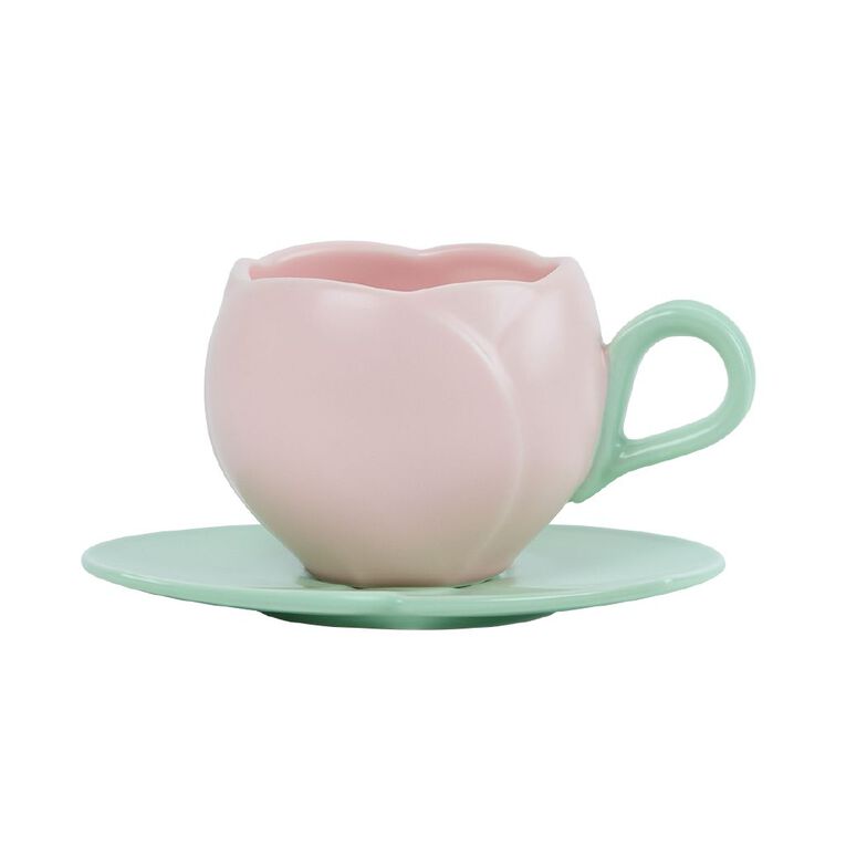 Living & Co Tulip Tea Set Pink, , hi-res