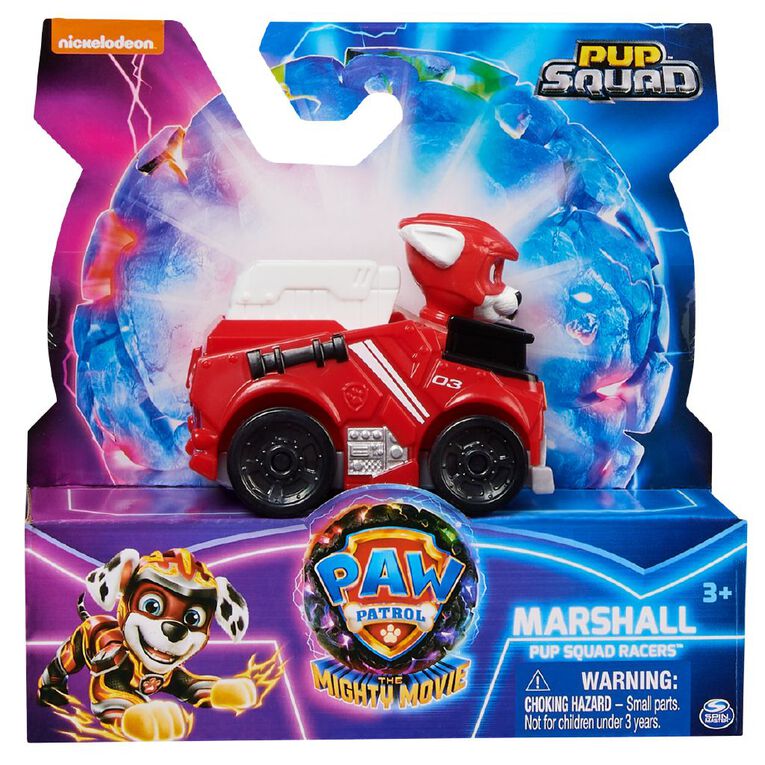 Paw Patrol The Mighty Movie Pup Squad Racers Assorted, , hi-res