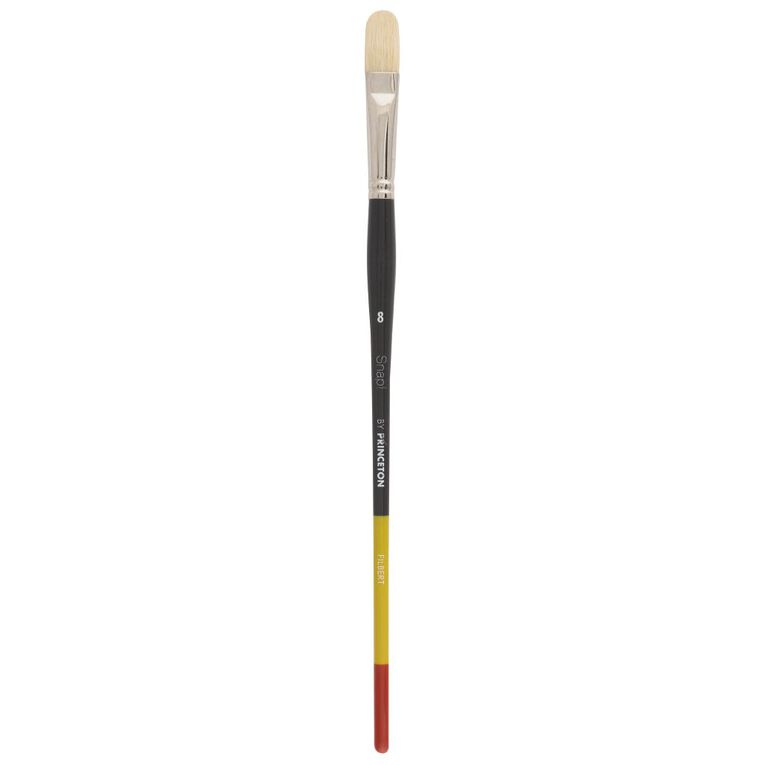 Princeton Snap Brush Long Handle Bristle Filbert 8, , hi-res
