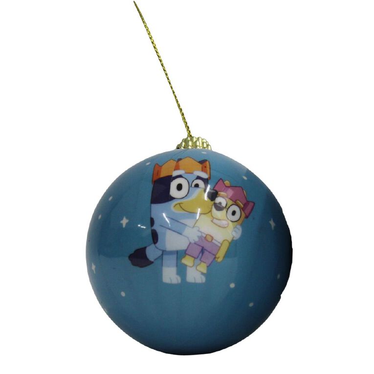 Bluey Christmas Bauble Blue, , hi-res