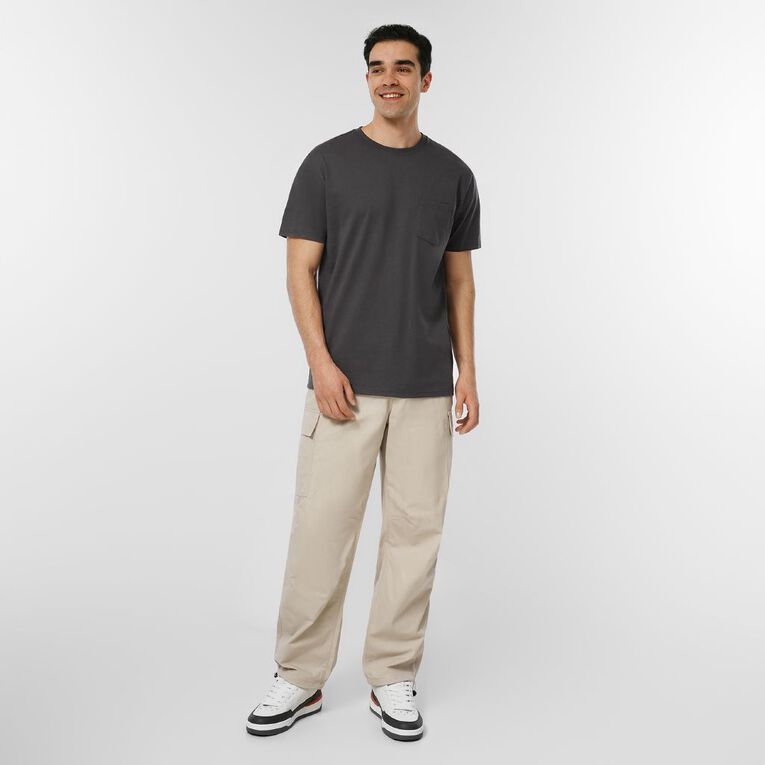 H&H Men's Regular Fit Pocket Tee, Grey Dark, hi-res