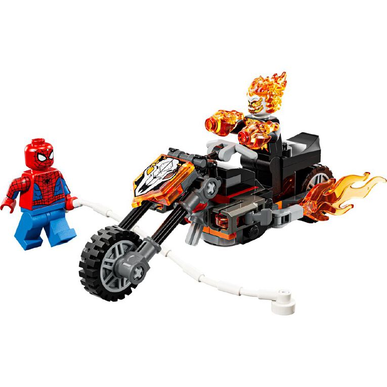LEGO Marvel Super Heroes Spider Man vs Ghost Rider Motorcycle 76335, , hi-res