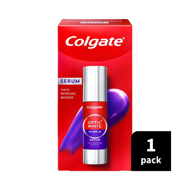 Colgate Optic White Purple Serum 40ml, , hi-res