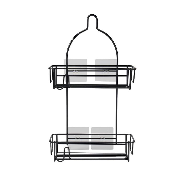 Living & Co Shower Caddy Large Black, , hi-res