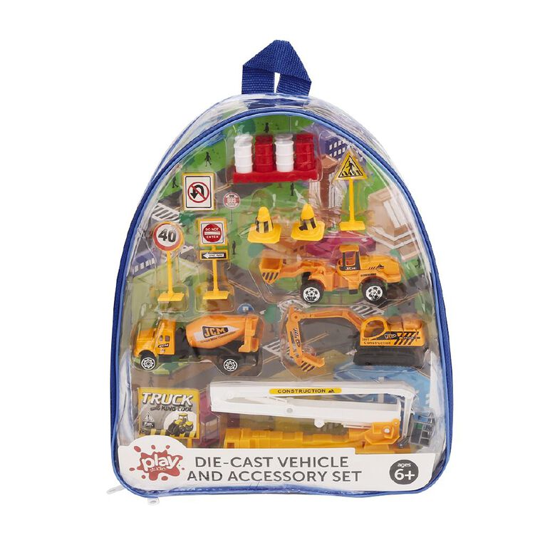 Play Studio Die-Cast Vehicle & Accessory Playset, , hi-res