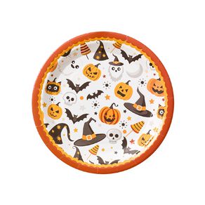 Scarehouse Halloween Paper Plates