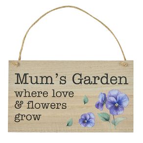 Mother's Day Gardening Hanging Sign 200x9x115mm