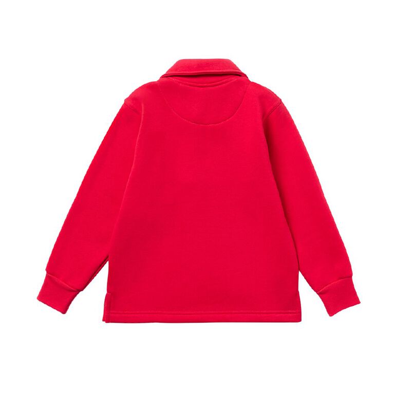 Schooltex Kids' Zip Fleece Tunic, Red Mid, hi-res