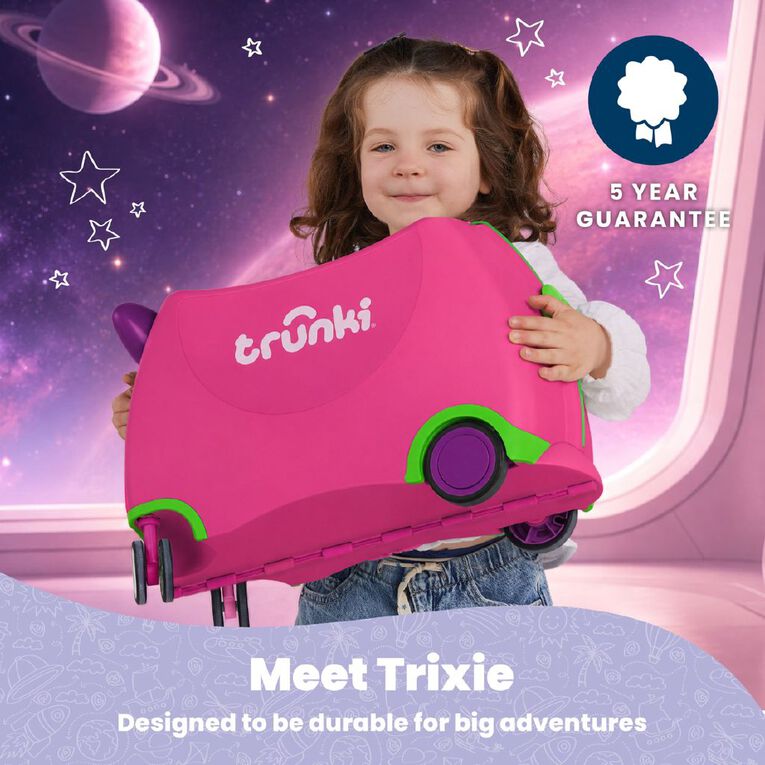 Trunki Ride On Suitcase Pink, , hi-res